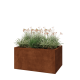 Cortenstaal plantenbak - Rechthoek - 120 x 80 x 60 cm - Zonder bodemplaat