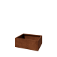 Cortenstaal plantenbak - Rechthoek - 80 x 60 x 30 cm - Zonder bodemplaat