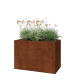 Cortenstaal plantenbak - Rechthoek - 120 x 60 x 80 cm - Zonder bodemplaat
