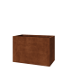 Cortenstaal plantenbak - Rechthoek - 120 x 60 x 80 cm - Zonder bodemplaat
