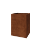 Cortenstaal plantenbak - Rechthoek - 60 x 50 x 80 cm - Met bodemplaat