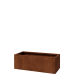 Cortenstaal plantenbak - Rechthoek - 120 x 50 x 40 cm - Met bodemplaat