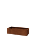 Cortenstaal plantenbak - Rechthoek - 120 x 50 x 30 cm - Zonder bodemplaat