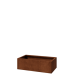 Cortenstaal plantenbak - Rechthoek - 100 x 50 x 30 cm - Zonder bodemplaat