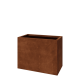 Cortenstaal plantenbak - Rechthoek - 80 x 40 x 60 cm - Zonder bodemplaat