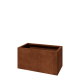 Cortenstaal plantenbak - Rechthoek - 80 x 40 x 40 cm - Met bodemplaat
