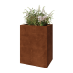 Cortenstaal plantenbak - Rechthoek - 60 x 40 x 80 cm - Zonder bodemplaat
