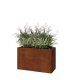 Cortenstaal plantenbak - Rechthoek - 100 x 40 x 60 cm - Zonder bodemplaat