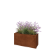 Cortenstaal plantenbak - Rechthoek - 80 x 30 x 40 cm - Zonder bodemplaat