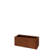 Cortenstaal plantenbak - Rechthoek - 80 x 30 x 30 cm - Zonder bodemplaat