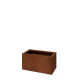 Cortenstaal plantenbak - Rechthoek - 60 x 30 x 30 cm - Met bodemplaat