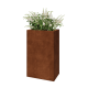 Cortenstaal plantenbak - Rechthoek - 50 x 30 x 80 cm - Met bodemplaat