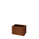 Cortenstaal plantenbak - Rechthoek - 50 x 30 x 30 cm - Met bodemplaat