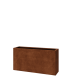 Cortenstaal plantenbak - Rechthoek - 120 x 30 x 60 cm - Zonder bodemplaat