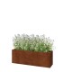 Cortenstaal plantenbak - Rechthoek - 120 x 30 x 40 cm - Zonder bodemplaat
