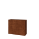 Cortenstaal plantenbak - Rechthoek - 100 x 30 x 80 cm - Zonder bodemplaat