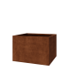 Cortenstaal plantenbak - Rechthoek - 120 x 100 x 80 cm - Zonder bodemplaat