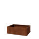 Cortenstaal plantenbak - Rechthoek - 120 x 80 x 40 cm - Zonder bodemplaat