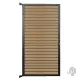 Elephant tuindeur Dark Line aluminium rhombus 40x900x1740mm co-ex natural eiken/antra incl.beslag
