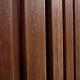 Achterwand Composiet Dark Teak triple Verticaal 500 cm