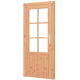 Enkele glasdeur linksdraaiend extra breed 201,8 x 111,5 cm