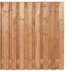 Scherm Coloured Wood fijn bezaagd 19 planks 180 x 180 cm