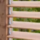 DHZ Shutter element 100 x 224 cm, RVS flex fence + douglas planken