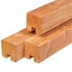 Douglas eindpaal 11,5 x 11,5 x 300 cm, gedroogd, geschaafd, 4 ronde hoeken