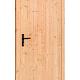 Douglas enkele dichte deur B100xH205 cm buitenmaat, rechtsdraaiend