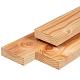 Douglas balk 4,5 x 14,5 x 300 cm, gedroogd, geschaafd en voorzien van 4 ronde hoeken