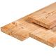 Douglas plank 2,8 x 24,5 x 400 cm, gedroogd, 3 zijden geschaafd, 1 zijde fijnbezaagd, vellingkant