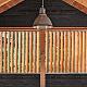 Flex Fence zwart gepoedercoat zelfbouwpakket voor lamellen, lengte 96 cm