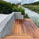 Gaasmat Gabion 4,5 x 4,5 cm Zijmat, draaddikte 4,8 mm 30 x 200 cm