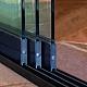 Glazenschuifwandset compleet - Inbouwhoogte 238-242cm - Paneelbreedte 82 cm - Breedte tot 242 cm - 3