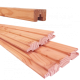 Douglas plankenscherm 2 zijdig triple profiel inclusief afdekkap, 187 x 224 cm, onbehandeld.