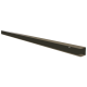 Stalen U-profiel met structuur poedercoating t.b.v. H-gleufpaal, 3,5 x 4 x 220 cm, kwartsgrijs RAL70