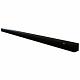 Stalen U-profiel met structuur poedercoating t.b.v. H-gleufpaal, 3,5 x 4 x 220 cm, zwart RAL9005