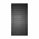Vuren tuindeur Hillhout Basic Excellent, 100 x 180 x 4,5 cm, zwart gespoten (RAL 9005)