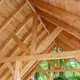 Kapschuur Billund XL, Basispakket Red Class Wood 605 x 460 cm – ruime en robuuste overkapping
