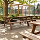 Hardhouten Picknicktafel Comfort