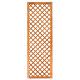 Trellis met lijst, diagonale lamellen hardhout kunstmatig gedroogd H180 x B60 cm