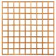 Trellis recht hardhout kunstmatig gedroogd H180 x B180 cm