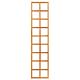 Trellis recht hardhout kunstmatig gedroogd H180 x B40 cm