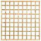 Trellis recht, lamel 1,3 x 2,5 cm grenen groen geïmpregneerd H180 x B180 cm, PEFC