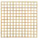 Trellis recht, lamel 1,3 x 2,5 cm grenen groen geïmpregneerd H180 x B180 cm, Neutraal