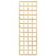 Trellis recht, lamel 1,3 x 2,5 cm grenen groen geïmpregneerd H180 x B60 cm, Neutraal