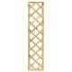 Trellis met lijst, diagonale lamellen grenen groen geïmpregneerd H180 x B40 cm PEFC