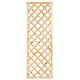 Trellis met lijst, diagonale lamellen grenen groen geïmpregneerd H180 x B60 cm, PEFC