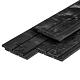NE vuren channelsiding 1,8 x 14,5 x 420 cm, gedroogd, zwart gespoten, geschaafd, 1 zijde 1 groef, 1 