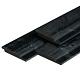 NE vuren halfhouts rabat 1,9 x 14,5 x 420 cm, gedroogd, zwart gespoten, geschaafd, Neutraal